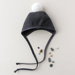 Load image into Gallery viewer, Briar Baby Wool Pom Bonnet | Cinder
