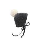 Load image into Gallery viewer, Briar Baby Wool Pom Bonnet | Cinder
