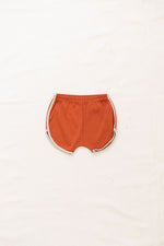 Load image into Gallery viewer, Fin &amp; Vince Vintage Trackie Shorts Brick with Oat accents
