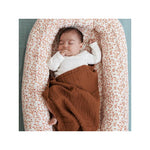 Load image into Gallery viewer, LILLE Caramel Muslin Swaddle Blanket
