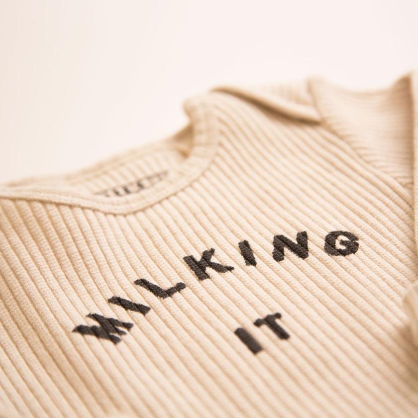 Claude & Co 'Milking It' ® Organic Oat Rib Bodysuit